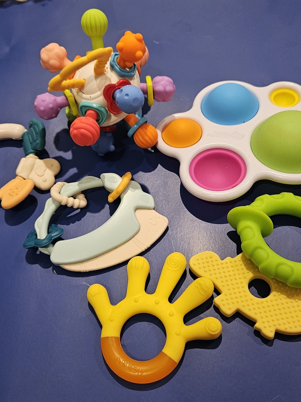 Baby Sensory Toy Bundle (Fat brain, Nuby and more)